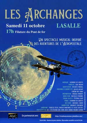 Affiche Les ARCHANGES… il était une fois l'aéropostale