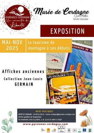 Affiche Visite commentée de l'exposition temporaire d'affiches anciennes "Le tourisme de montagne à ses débuts"