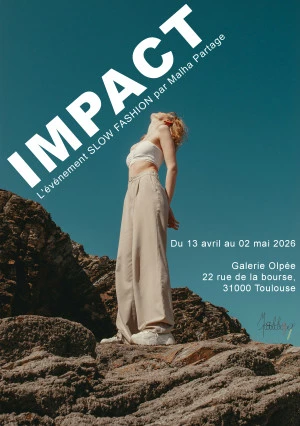 Affiche Evènement IMPACT Slow fashion Toulouse