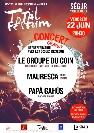 Affiche Total Festum 2018 à Ségur