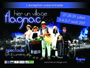 Affiche Spectacle hier un village
