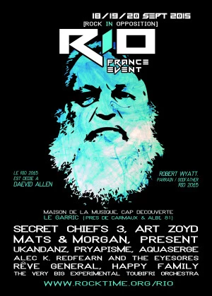 Affiche Rock In Opposition 2015