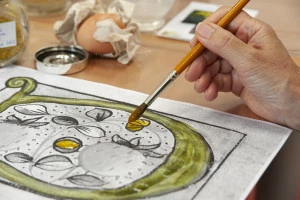 Affiche Atelier peintures naturelles