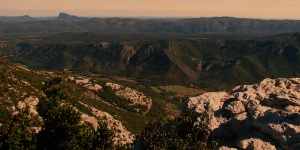 Affiche Coucher de soleil au Pic Baudille