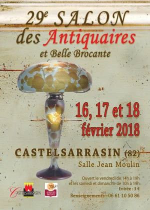Affiche 29° Salon des Antiquaires et Belle Brocante de Castelsarrasin
