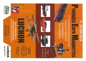 Affiche Pyrénées Expo Maquettes 