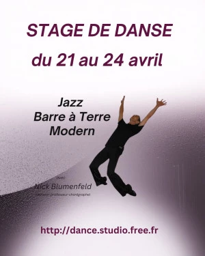 Affiche Stage de Danse Vacances de Printemps
