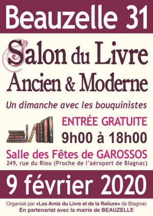 Affiche Salon du livre ancien et moderne 