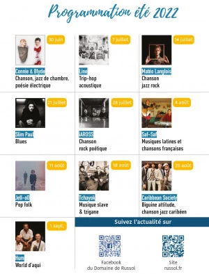 Affiche Les Estivales de Russol