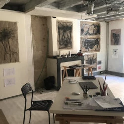 Artiste en Résidence : Mike Jelinek, République Tchèque - Atelier AiR août 2023 - ©DRAWinternational 