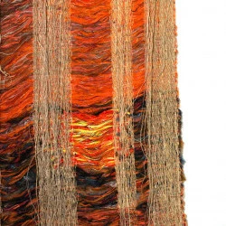 Foret - Art textile - Tissage - Chanvre, laine, lurex, coton…. - Pierre Alventosa 