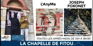 Affiche Expo "Art des villes / Art des champs" L'AnyMa et Joseph Foxonet 