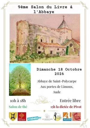 Affiche 9ème Salon du Livre à l'Abbaye 