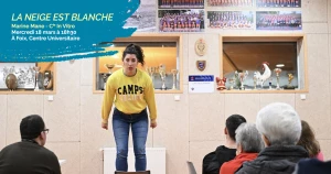 Affiche Théâtre - "La neige est blanche" - Marine Mane, Cie In Vitro