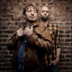 Affiche Fiers et tremblants - Loïc Lantoine et Marc Nammour 