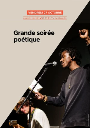 Affiche Festival des sources poétiques - Grande soirée de clôture