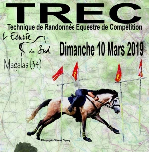 Affiche TREC de l'Ecurie du Sud, Magalas (34)