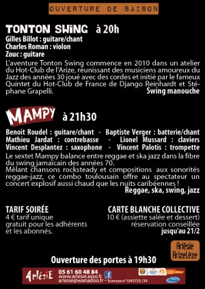 Affiche Ouverture de saison