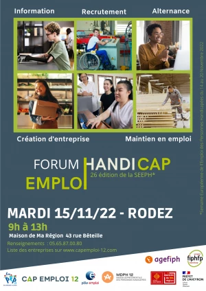 Affiche Forum Emploi Handicap
