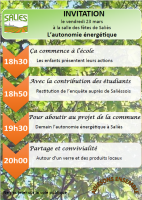 Affiche Autonomie énergétique à Saliès