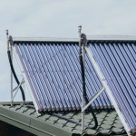 Affiche Café Climat : chauffer son eau avec le soleil en toutes saisons