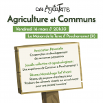 Affiche Café AgitaTerre : Agriculture et Communs