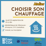 Affiche Atelier - Comment choisir un chauffage aujourd'hui ?