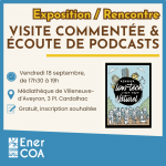 Affiche Rencontre – Écoute des podcasts et paroles de professionnels du bâtiment