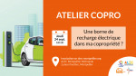Affiche Atelier copro “Borne de recharge électrique”