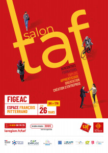 Affiche salon TAF Figeac