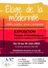 Exposition Éloge de la Modernité Du 13 au 30 juin 2024